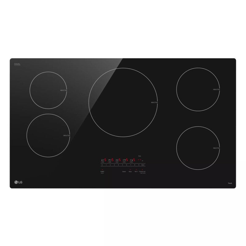 LG 36 Inch Smart Induction Cooktop With Ultraheat™ 4.3kw Element - Black Ceramic (CBIH3613BE)