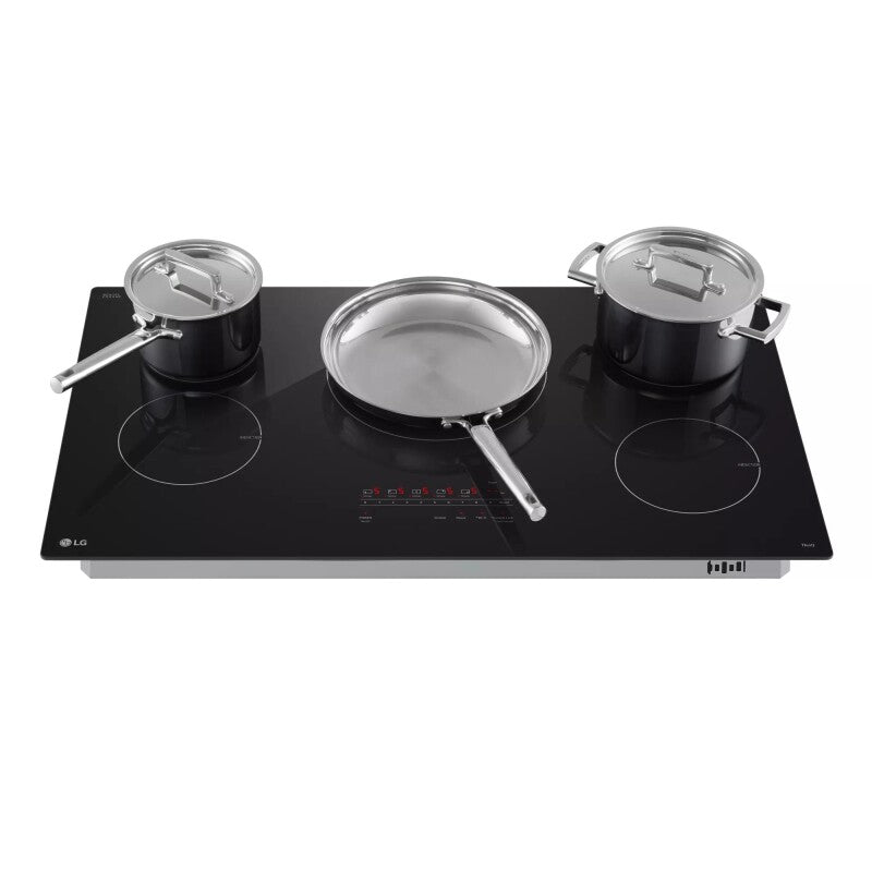 LG 36 Inch Smart Induction Cooktop With Ultraheat™ 4.3kw Element - Black Ceramic (CBIH3613BE)