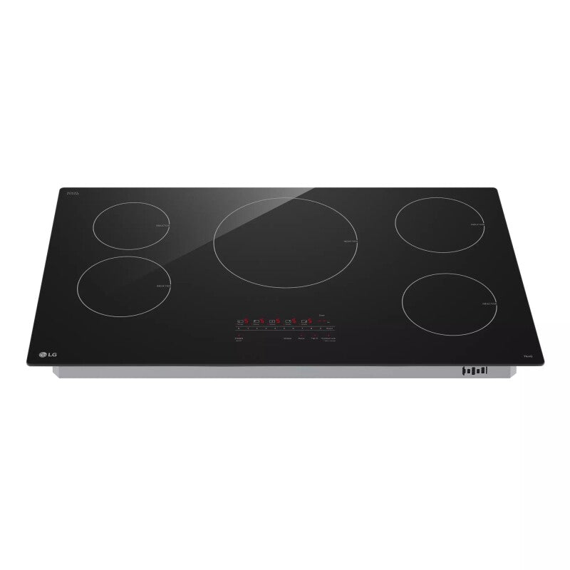 LG 36 Inch Smart Induction Cooktop With Ultraheat™ 4.3kw Element - Black Ceramic (CBIH3613BE)