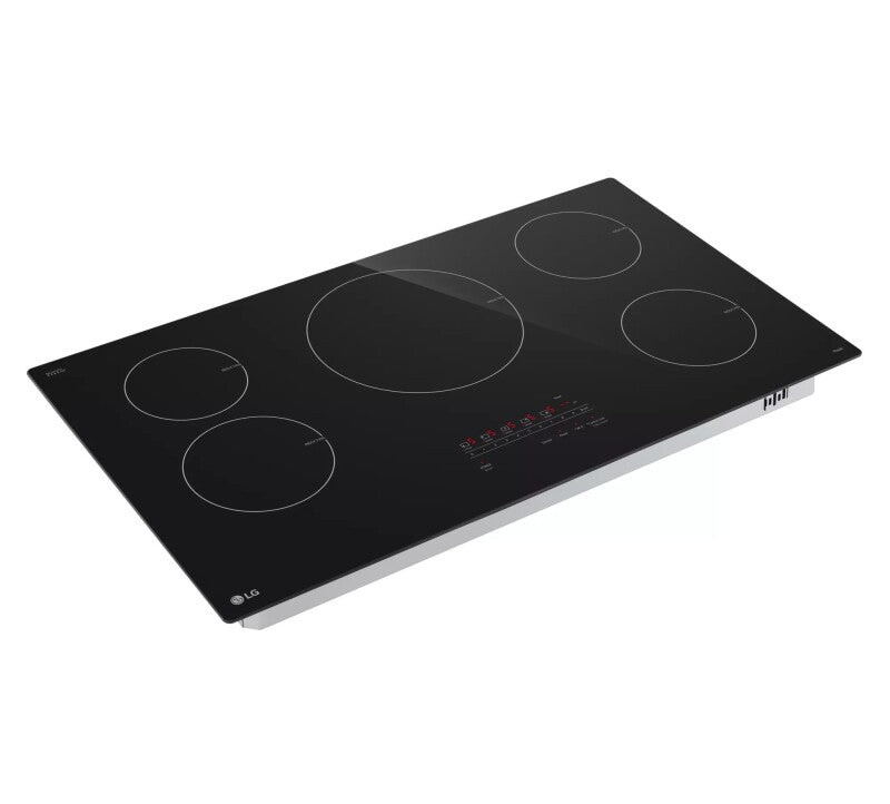 LG 36 Inch Smart Induction Cooktop With Ultraheat™ 4.3kw Element - Black Ceramic (CBIH3613BE)