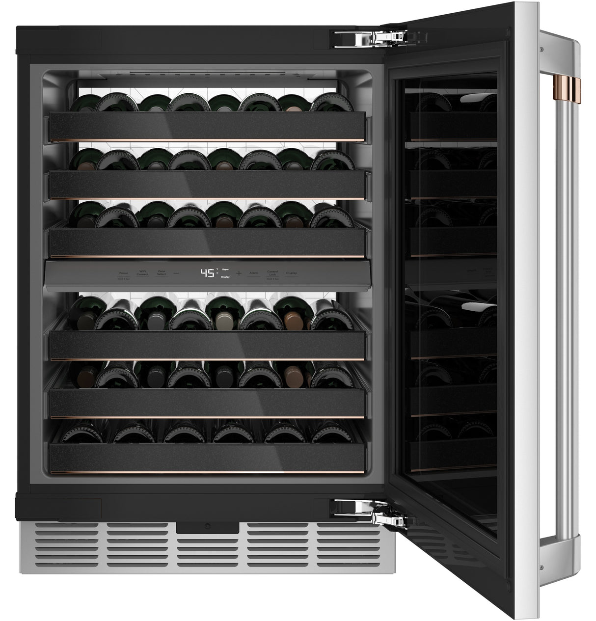 CAFE Caf? 46-bottle Dual Zone Wine Cooler - Stainless Steel (CCP06DP2PS1)