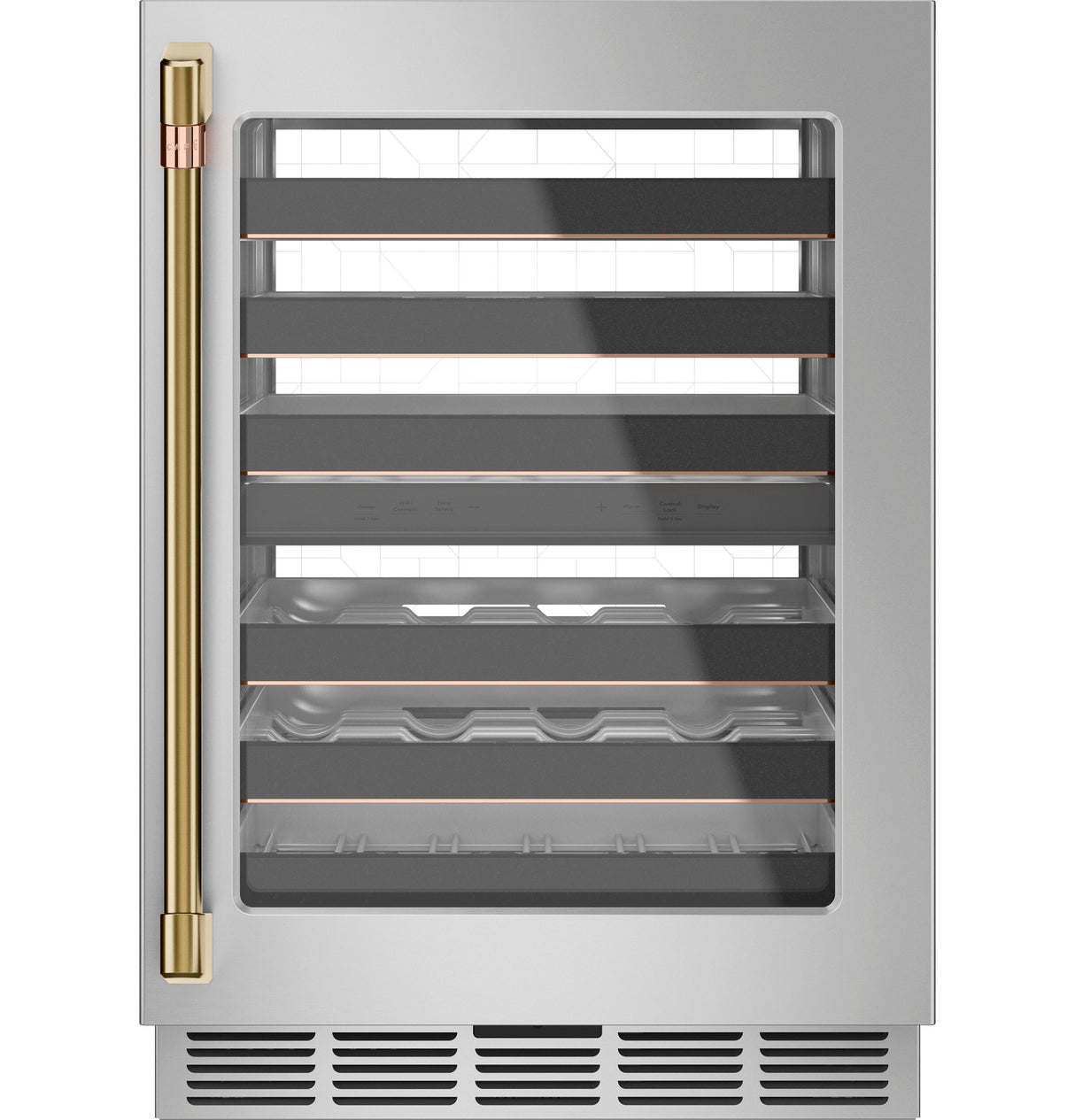 CAFE Caf? 46-bottle Dual Zone Wine Cooler - Stainless Steel (CCP06DP2PS1)