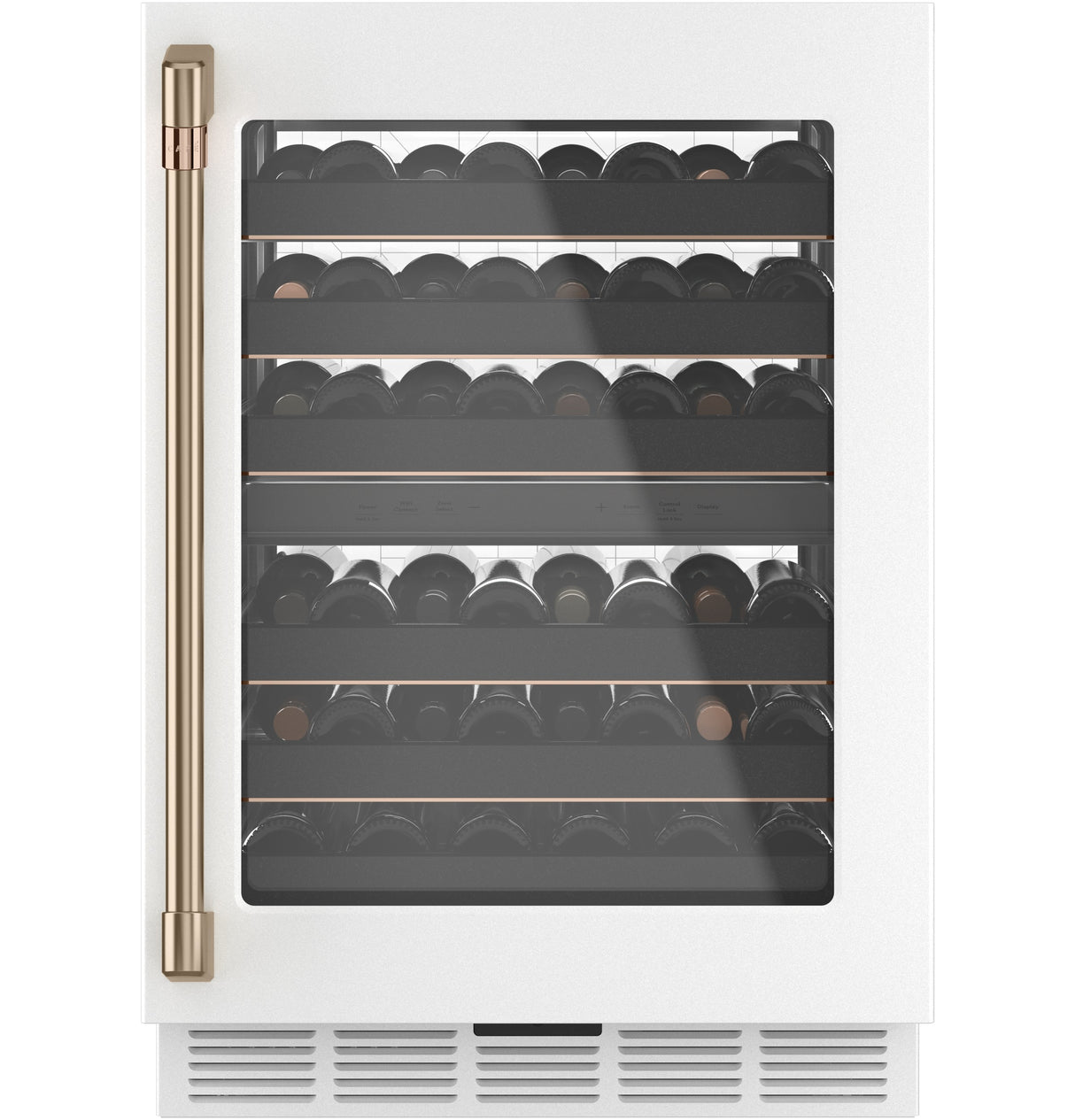 Cafe Caf? 46-bottle Dual Zone Wine Cooler - Matte White (CCP06DP4PW2)