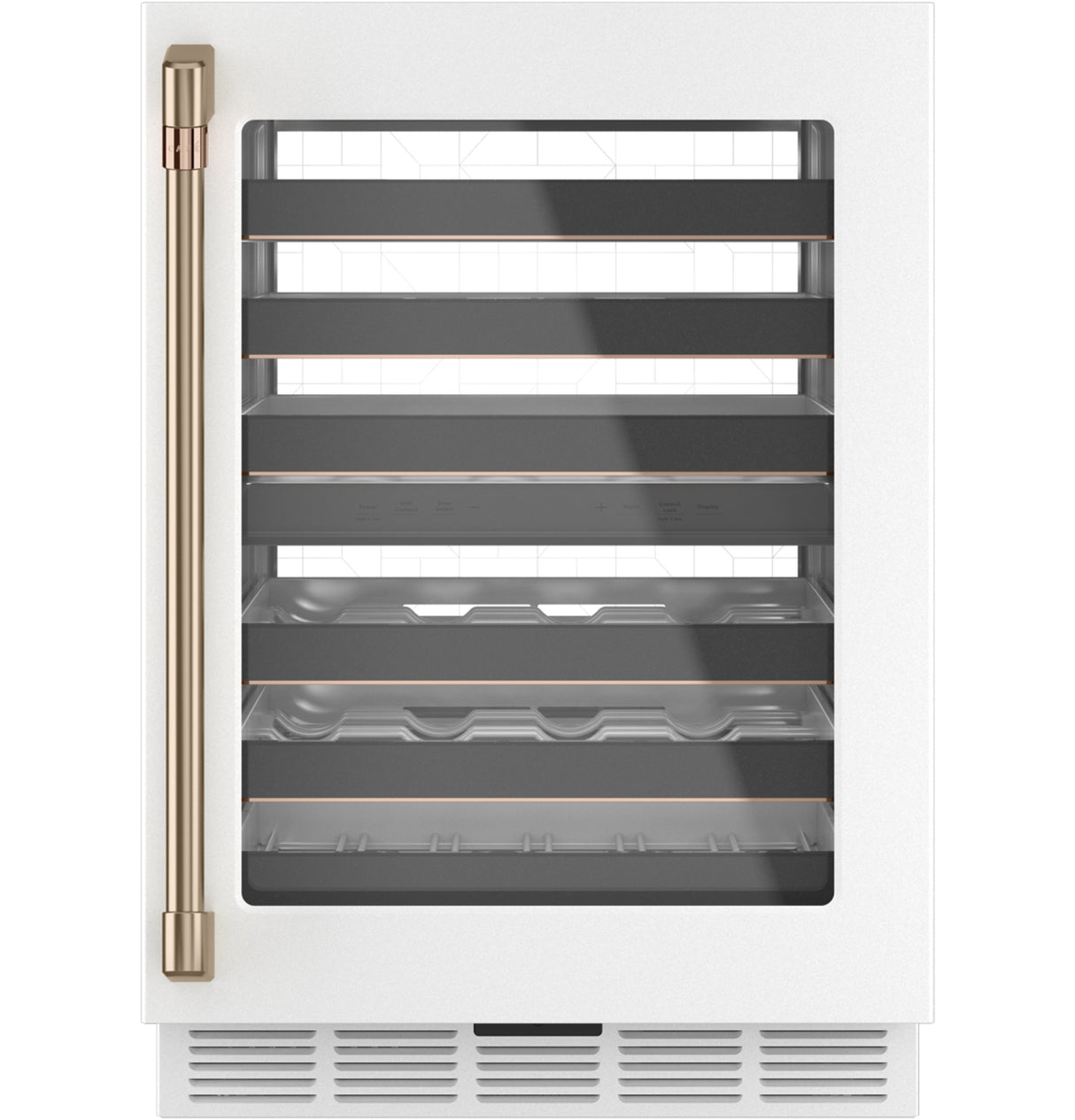 Cafe Caf? 46-bottle Dual Zone Wine Cooler - Matte White (CCP06DP4PW2)