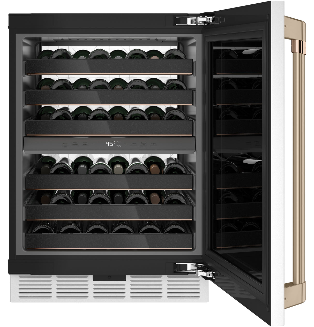 CAFE Caf? 46-bottle Dual Zone Wine Cooler - Matte White (CCP06DP4PW2)