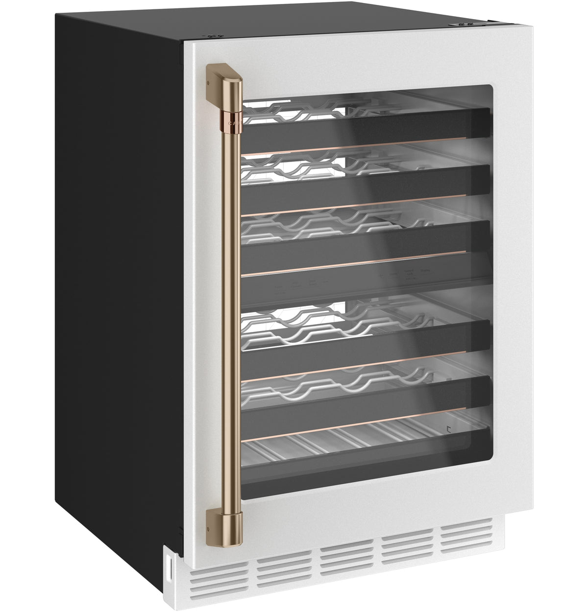 CAFE Caf? 46-bottle Dual Zone Wine Cooler - Matte White (CCP06DP4PW2)