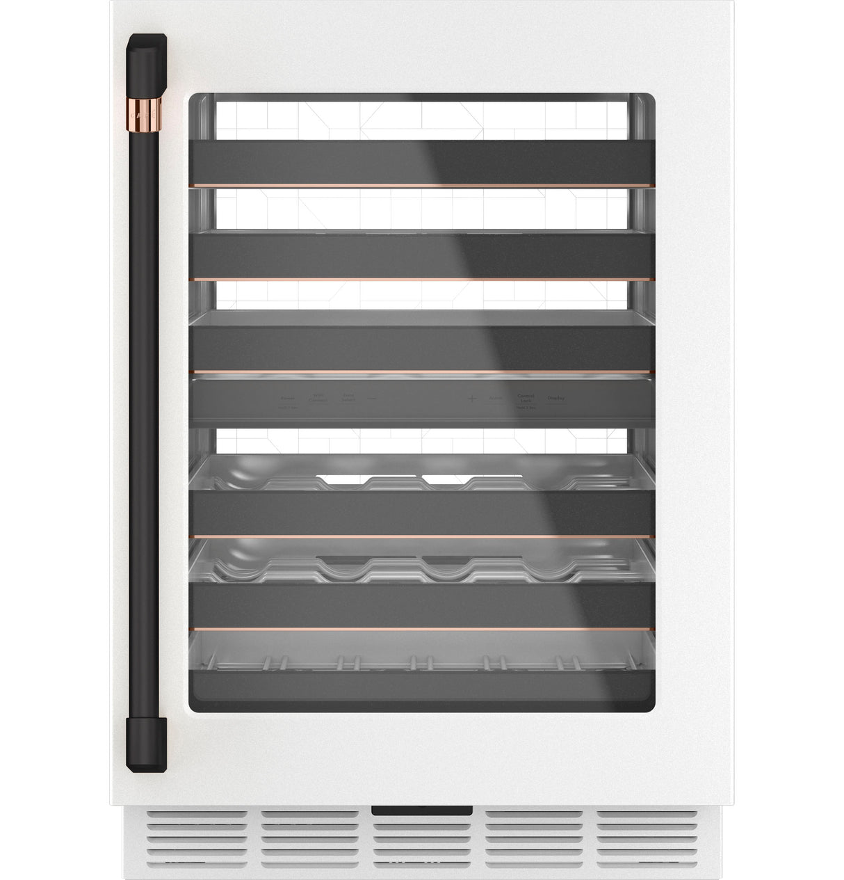 Cafe Caf? 46-bottle Dual Zone Wine Cooler - Matte White (CCP06DP4PW2)