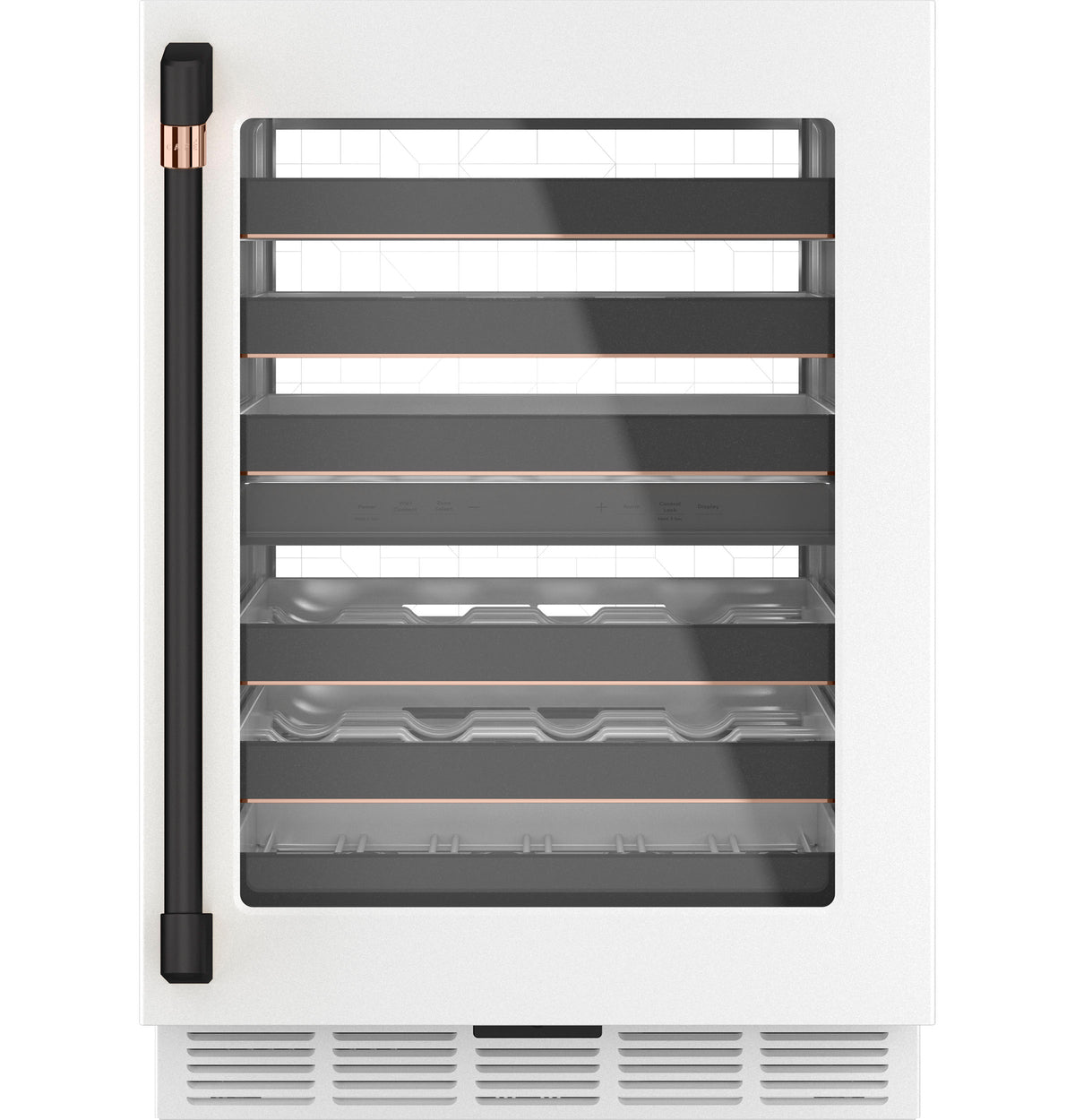 CAFE Caf? 46-bottle Dual Zone Wine Cooler - Matte White (CCP06DP4PW2)