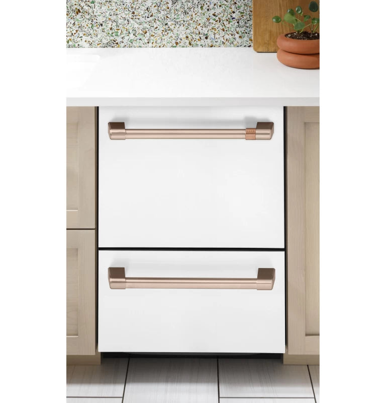 CAFE Dishwasher Double Drawer - Matte White (CDD420P4TW2)