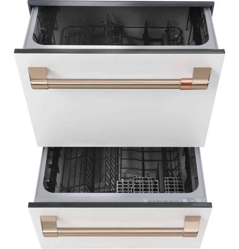CAFE Dishwasher Double Drawer - Matte White (CDD420P4TW2)
