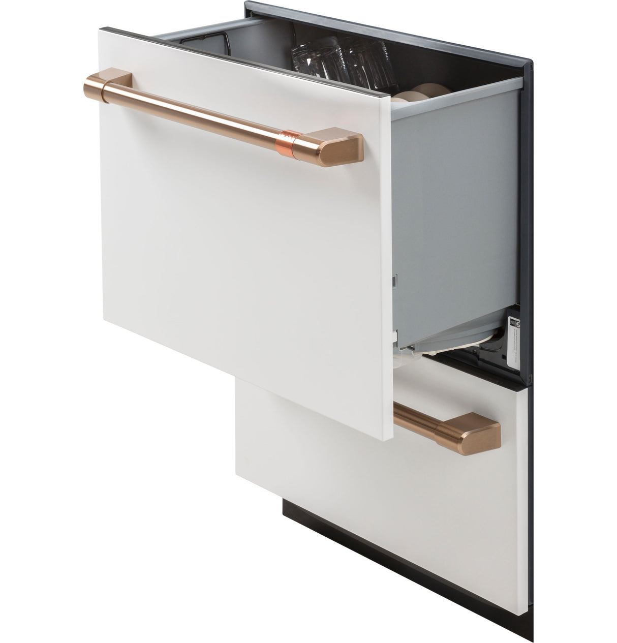 CAFE CAF?™ Dishwasher Double Drawer - Matte White (CDD420P4TW2)