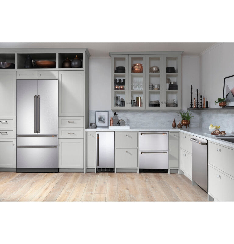 CAFE Caf? 5.7 Cu. Ft. Built-in Dual-drawer Refrigerator - Stainless Steel (CDE06RP2NS1)