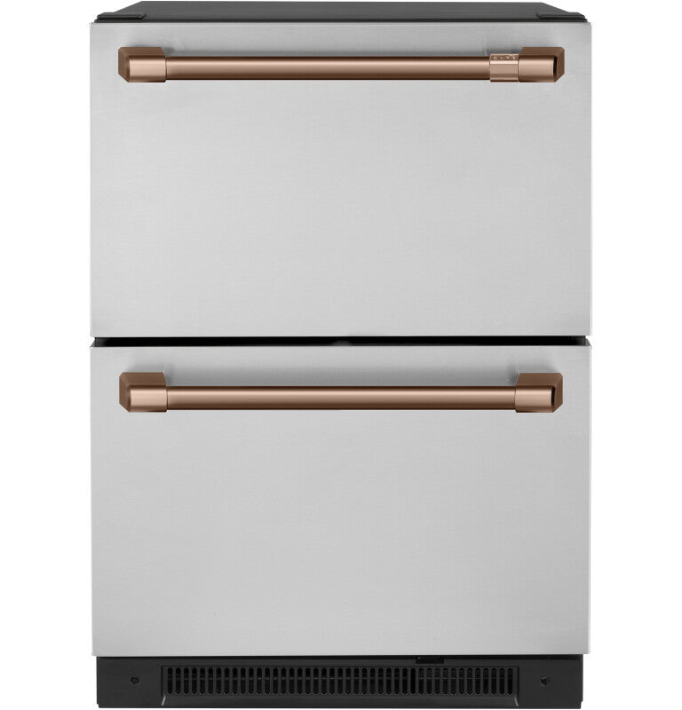 CAFE Caf? 5.7 Cu. Ft. Built-in Dual-drawer Refrigerator - Stainless Steel (CDE06RP2NS1)
