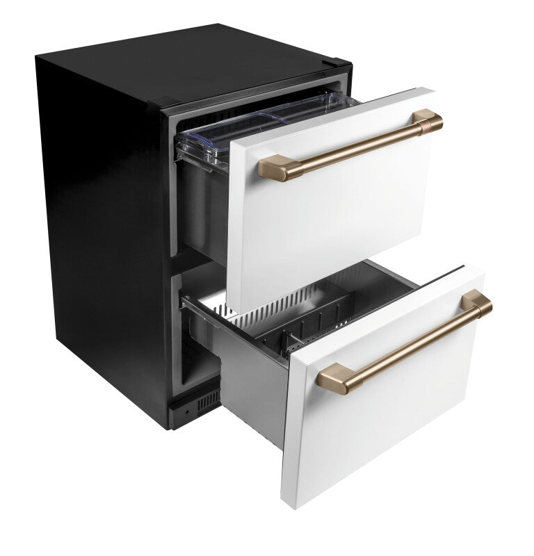 CAFE Caf? 5.7 Cu. Ft. Built-in Dual-drawer Refrigerator - Matte White (CDE06RP4NW2)