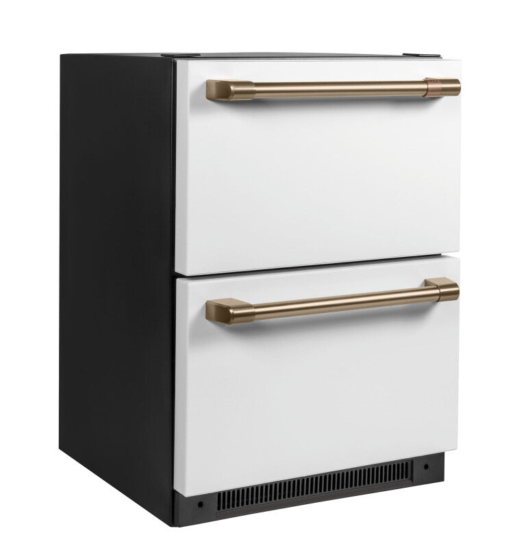 CAFE Caf? 5.7 Cu. Ft. Built-in Dual-drawer Refrigerator - Matte White (CDE06RP4NW2)