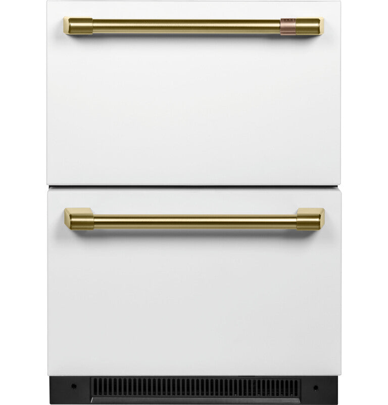 CAFE Caf? 5.7 Cu. Ft. Built-in Dual-drawer Refrigerator - Matte White (CDE06RP4NW2)