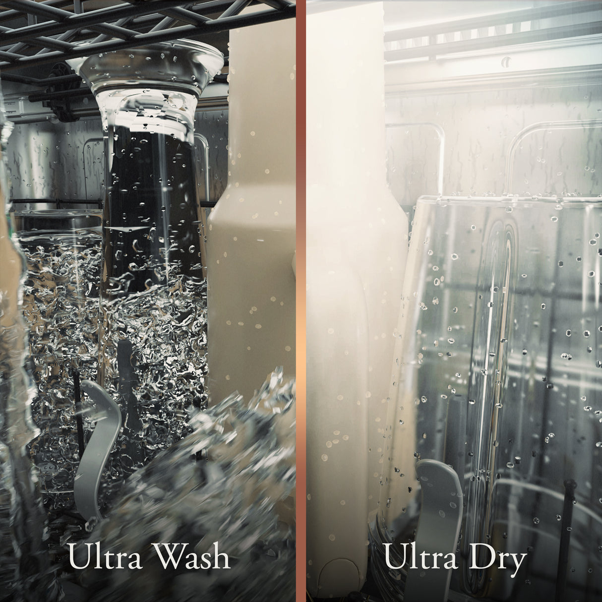 CAFE Customfit Energy Star Stainless Interior Dishwasher With Ultra Wash & Dry, 42 Dba - Stainless Steel (CDT828P2VS1)