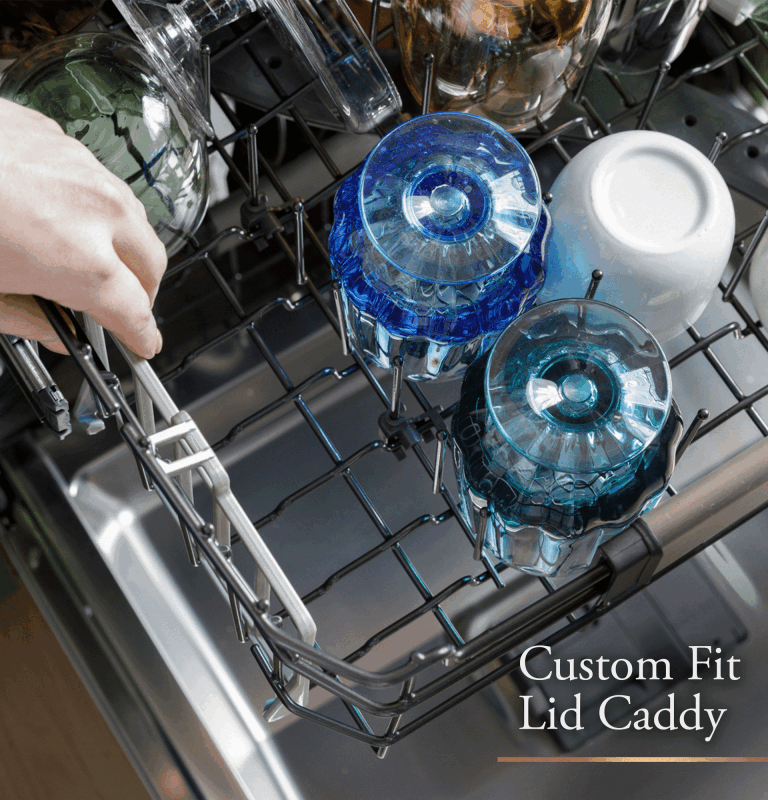 CAFE Caf? Customfit Stainless Interior Smart Dishwasher With Ultra Wash Top Rack And Dual Convection Ultra Dry, Led Lights, 39 Dba - Matte White (CDT888P4VW2)