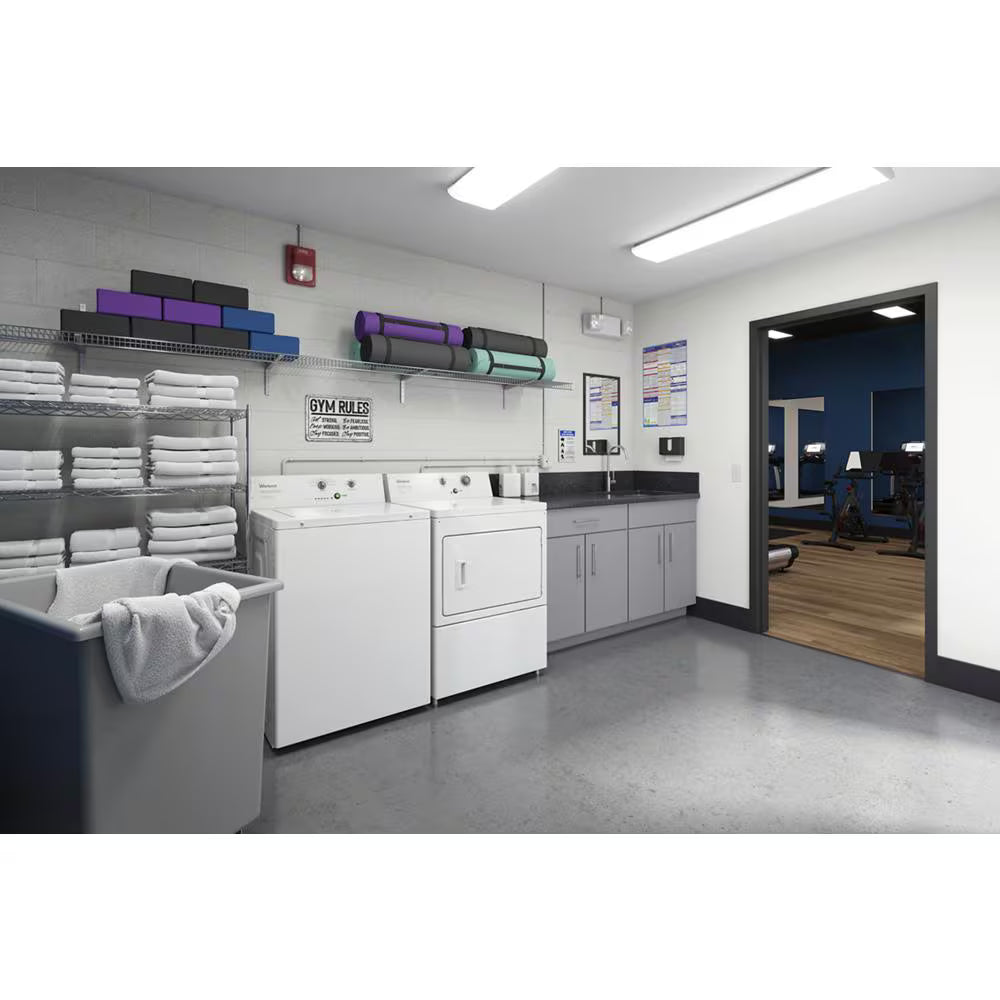 WHIRLPOOL Commercial Electric Super-Capacity Dryer, Non-Coin - White (CEM2795JQ)