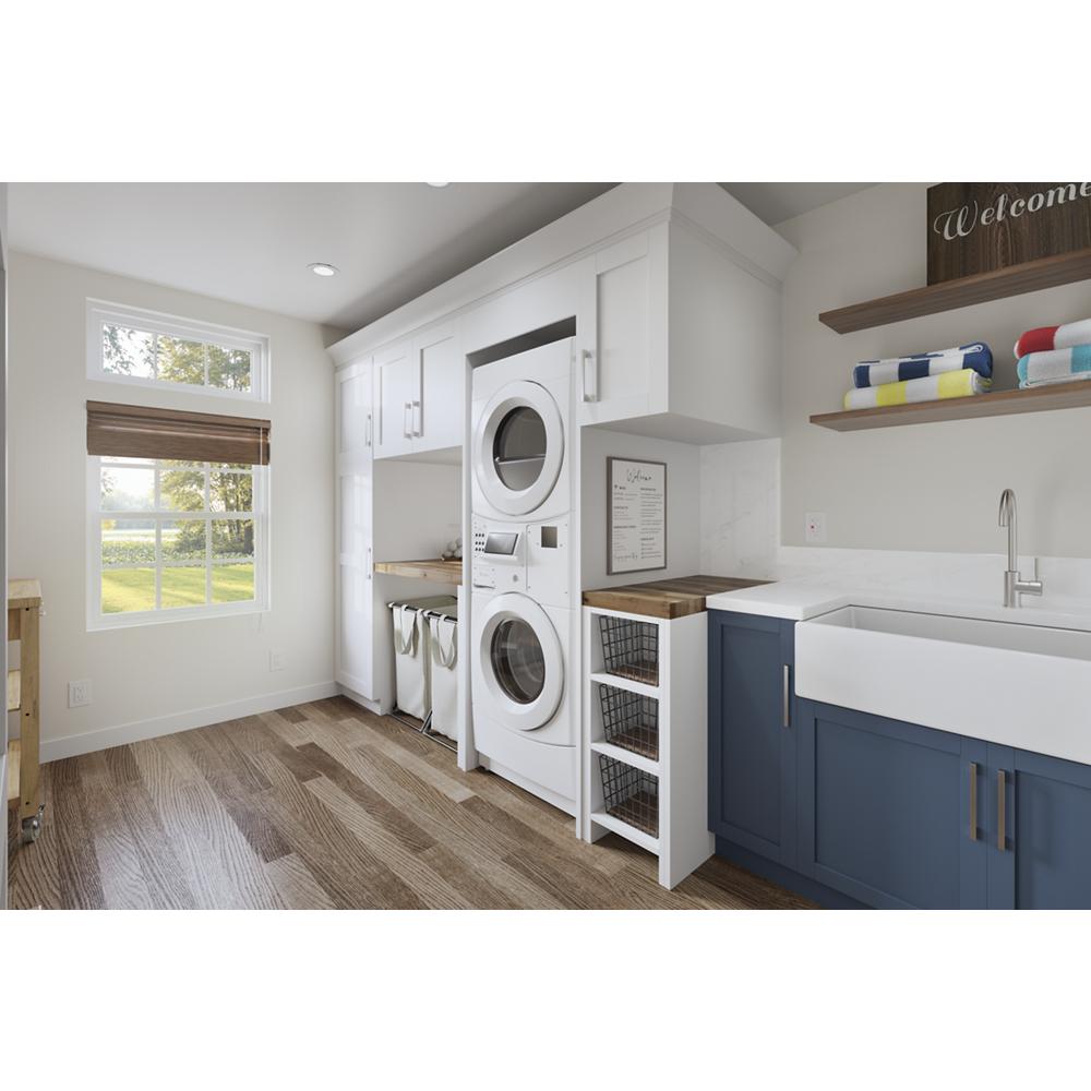 Whirlpool Commercial Electric Stack Washer/Dryer, Non-Vend - White (CET9100GQ)