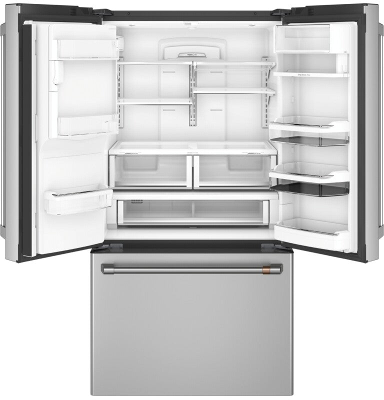 CAFE Caf? 27.7 Cu. Ft. Smart French-door Refrigerator With Hot Water Dispenser - Stainless Steel (CFE28TP2MS1)