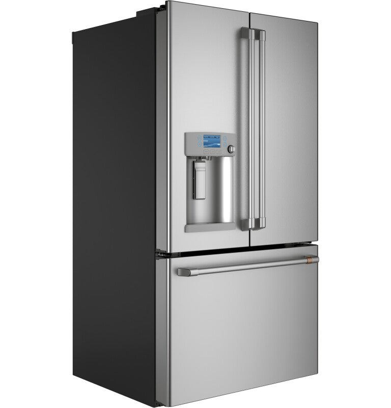 CAFE Caf? 27.7 Cu. Ft. Smart French-door Refrigerator With Hot Water Dispenser - Stainless Steel (CFE28TP2MS1)