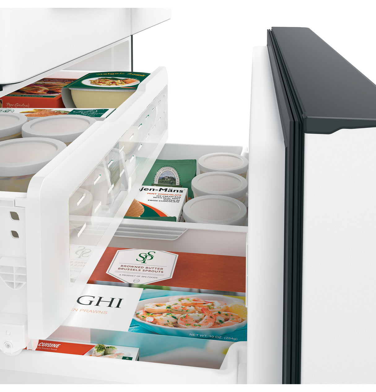 CAFE Caf? 27.7 Cu. Ft. Smart French-door Refrigerator With Hot Water Dispenser - Matte White (CFE28TP4MW2)