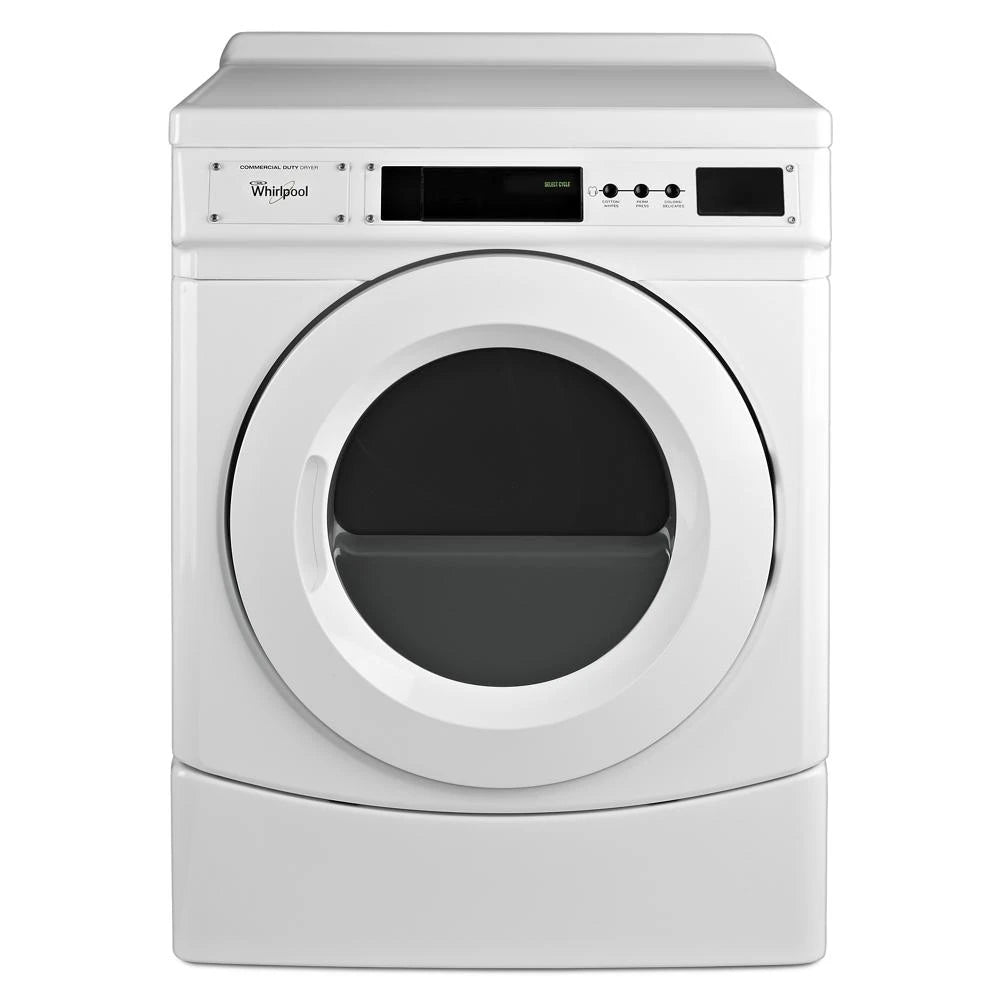 WHIRLPOOL 27" Commercial Gas Front-Load Dryer, Non-Vend - White (CGD9160GW)
