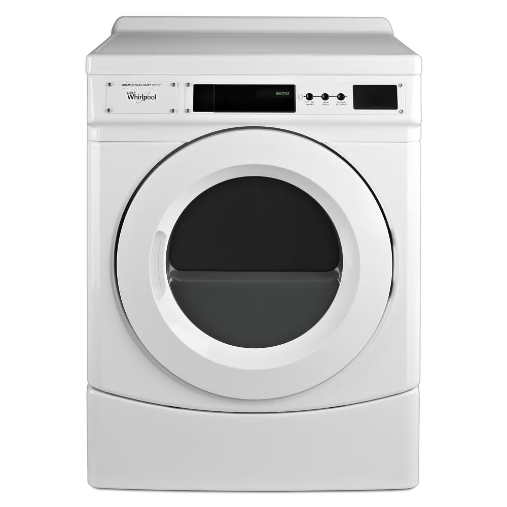 WHIRLPOOL 27" Commercial Gas Front-Load Dryer, Non-Vend - White (CGD9160GW)