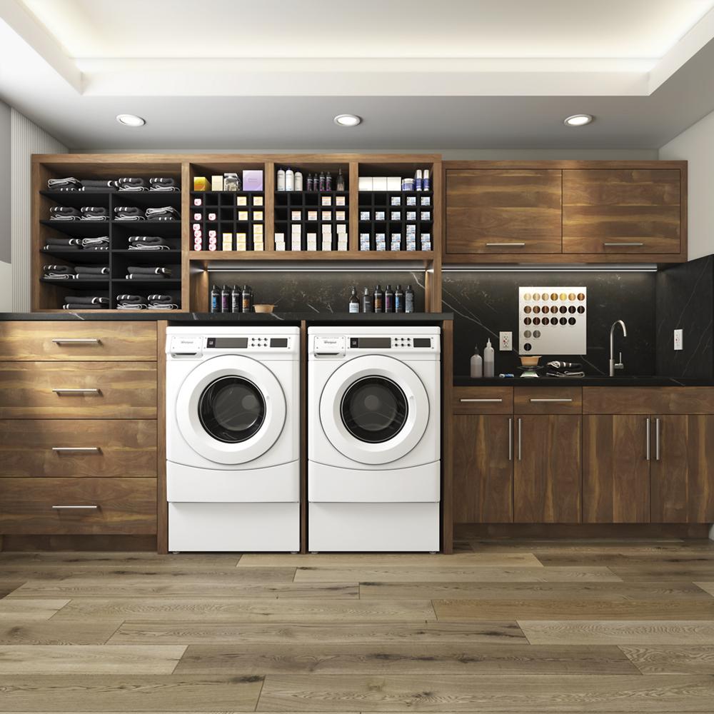 Whirlpool 27" Commercial Gas Front-Load Dryer, Non-Vend - White (CGD9160GW)