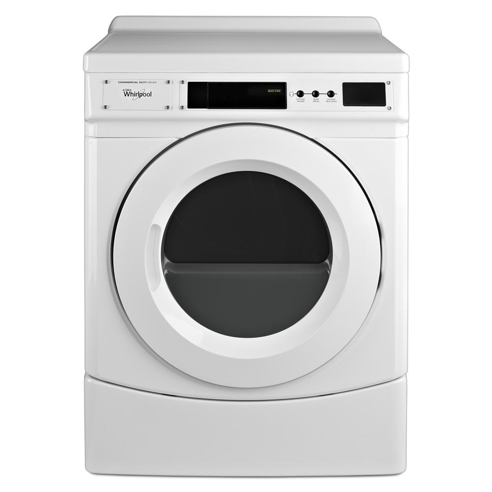 Whirlpool 27" Commercial Gas Front-Load Dryer, Non-Vend - White (CGD9160GW)