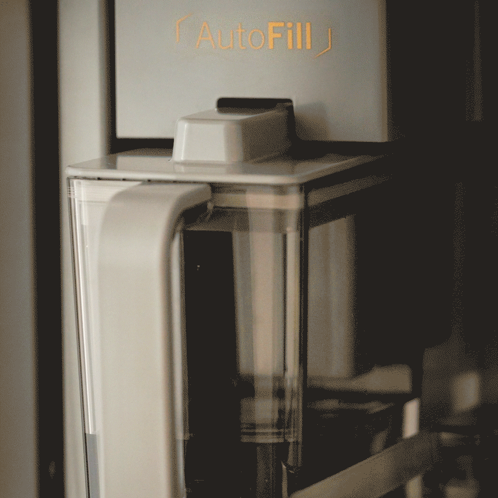 CAFE Caf? 28.7 Cu. Ft. Smart 4-door French-door Refrigerator In Platinum Glass With Dual-dispense Autofill Pitcher - Platinum Glass (CGE29DM5TS5)