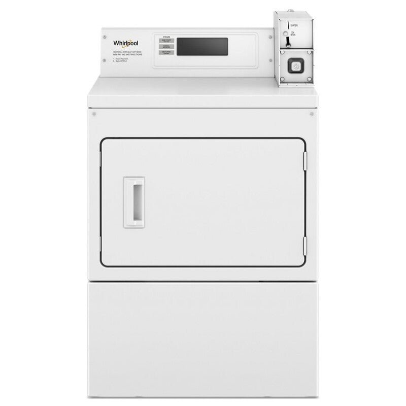 Whirlpool 27 Inch Commercial Single-Load Gas Dryer - White (CGM2779JQ)