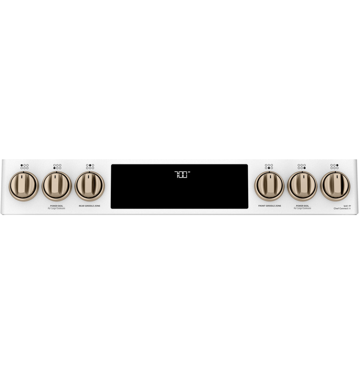 CAFE Caf? 30" Smart Slide-in, Front-control, Gas Range With Convection Oven - Matte White (CGS700P4MW2)