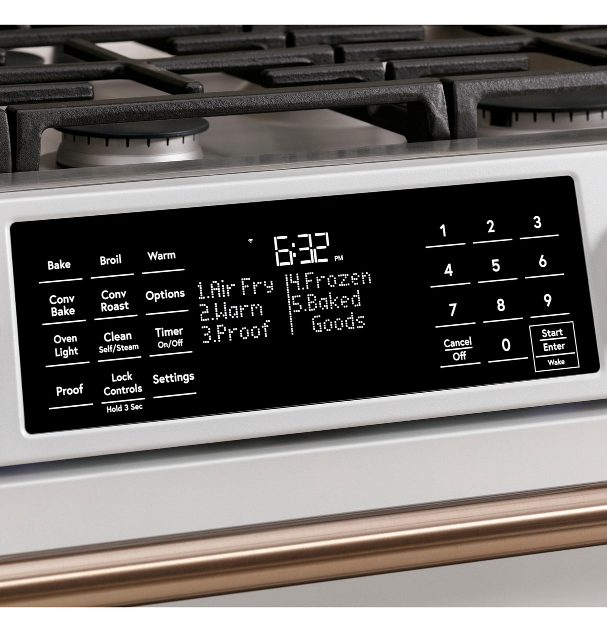 CAFE Caf? 30" Smart Slide-in, Front-control, Gas Range With Convection Oven - Matte White (CGS700P4MW2)
