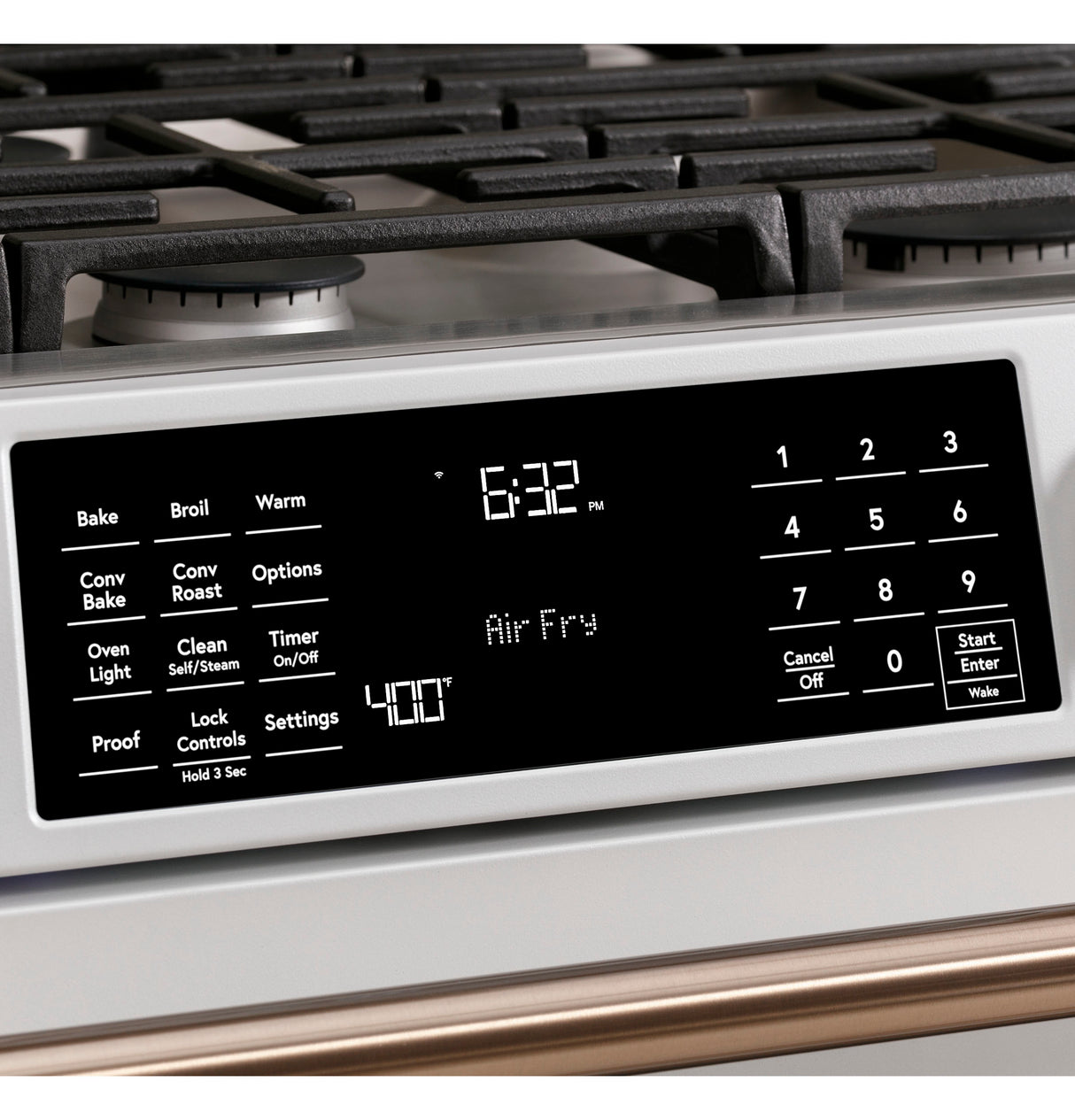 CAFE Caf? 30" Smart Slide-in, Front-control, Gas Range With Convection Oven - Matte White (CGS700P4MW2)