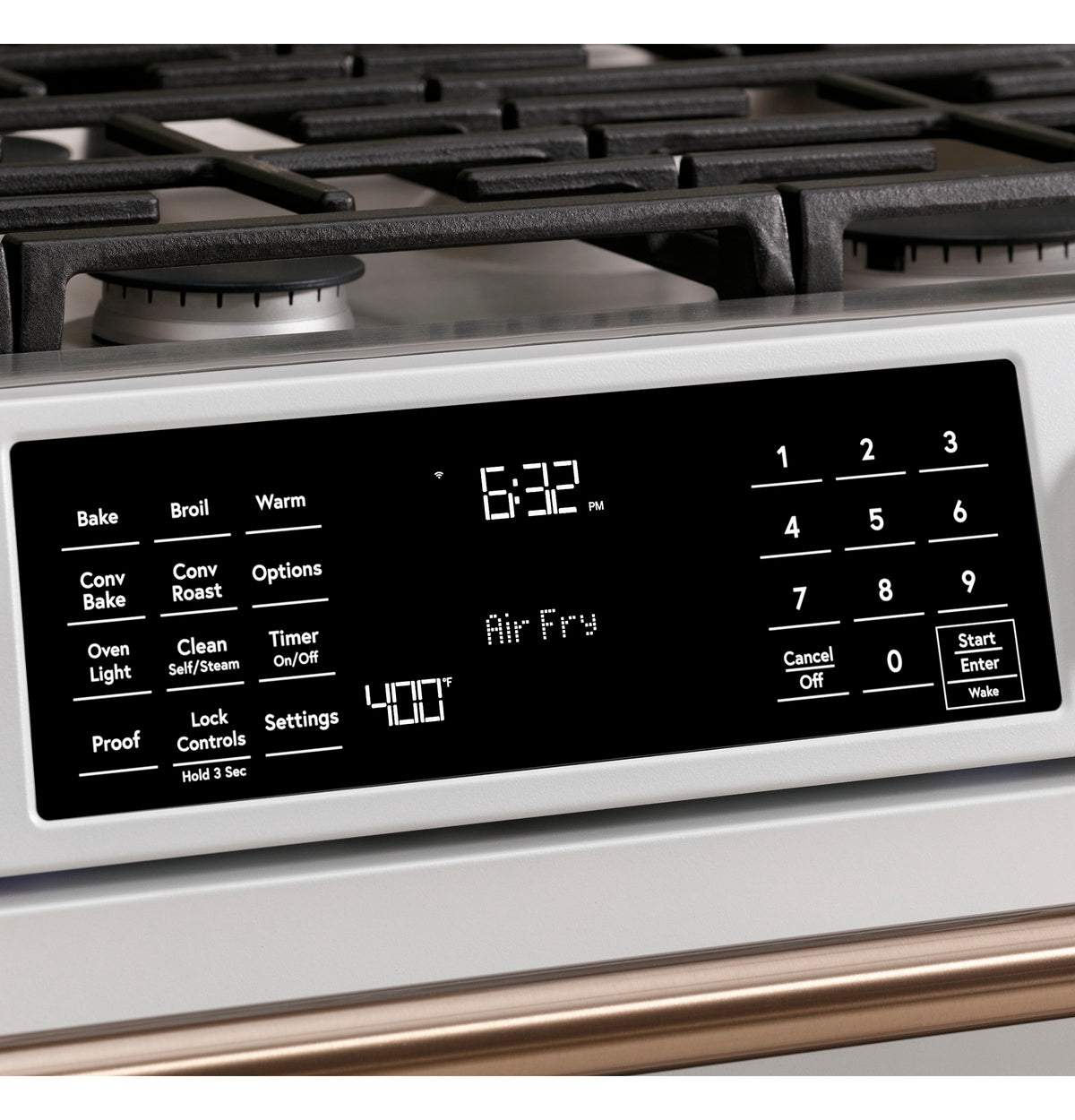CAFE Caf? 30" Smart Slide-in, Front-control, Gas Range With Convection Oven - Matte White (CGS700P4MW2)