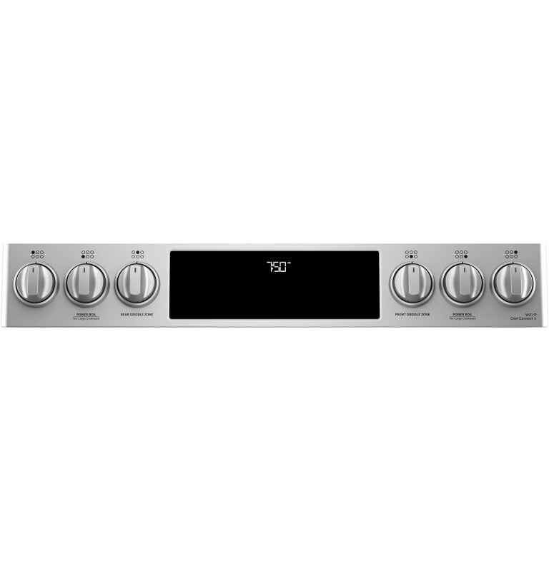 CAFE Caf? 30" Smart Slide-in, Front-control, Gas Double-oven Range With Convection - Stainless Steel (CGS750P2MS1)