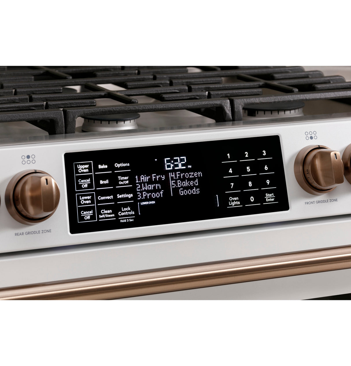 CAFE Caf? 30" Smart Slide-in, Front-control, Gas Double-oven Range With Convection - Matte White (CGS750P4MW2)