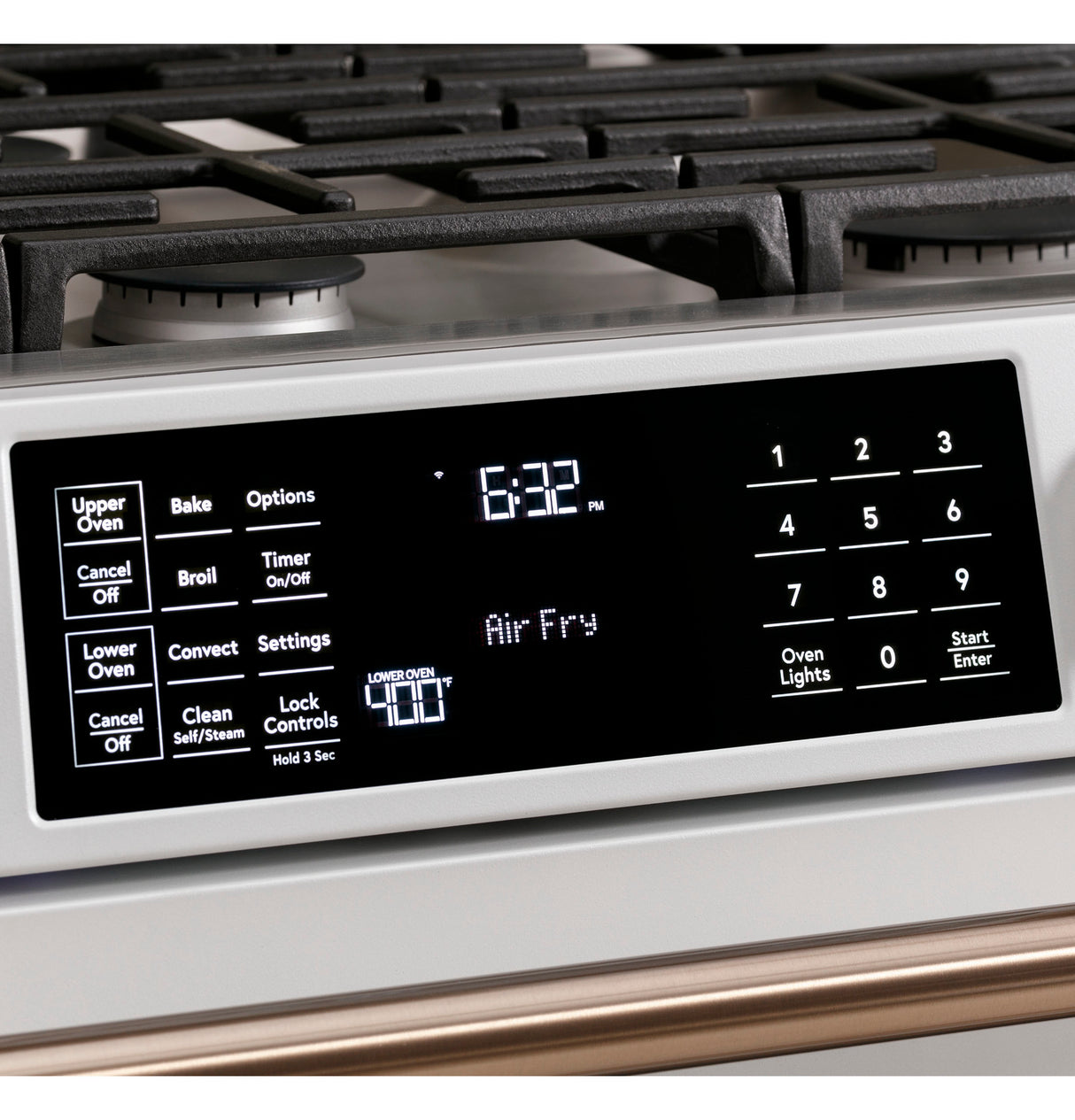 CAFE Caf? 30" Smart Slide-in, Front-control, Gas Double-oven Range With Convection - Matte White (CGS750P4MW2)