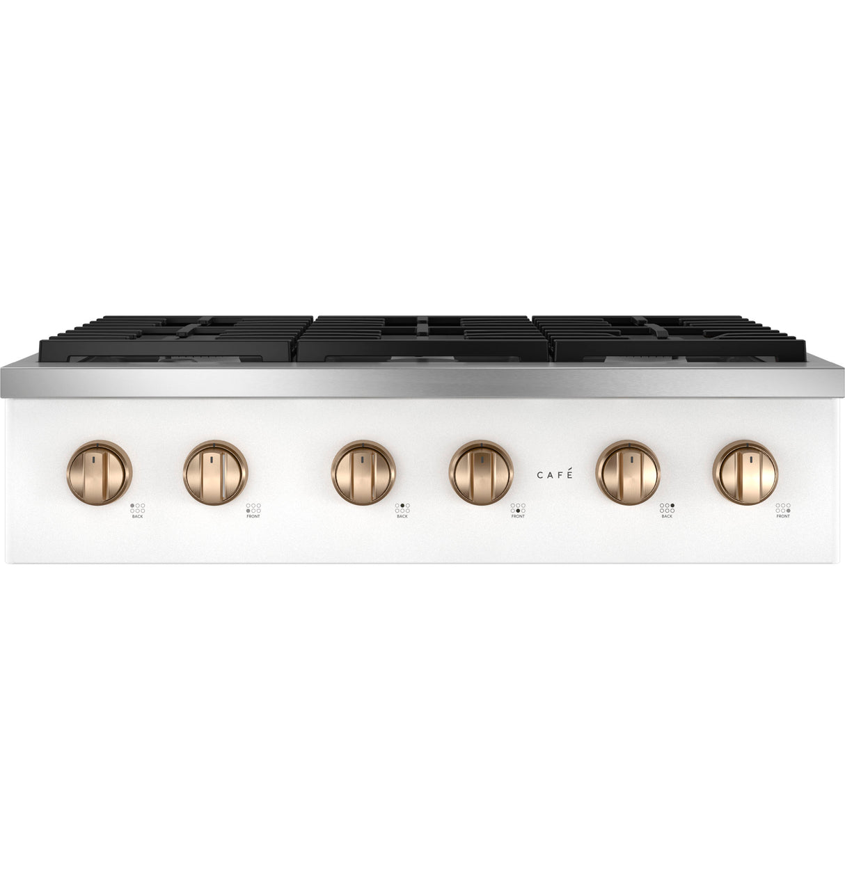 CAFE Caf? 36" Commercial-style Gas Rangetop With 6 Burners (natural Gas) - Matte White (CGU366P4TW2)