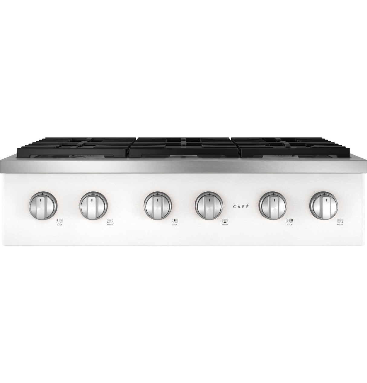 CAFE Caf? 36" Commercial-style Gas Rangetop With 6 Burners (natural Gas) - Matte White (CGU366P4TW2)