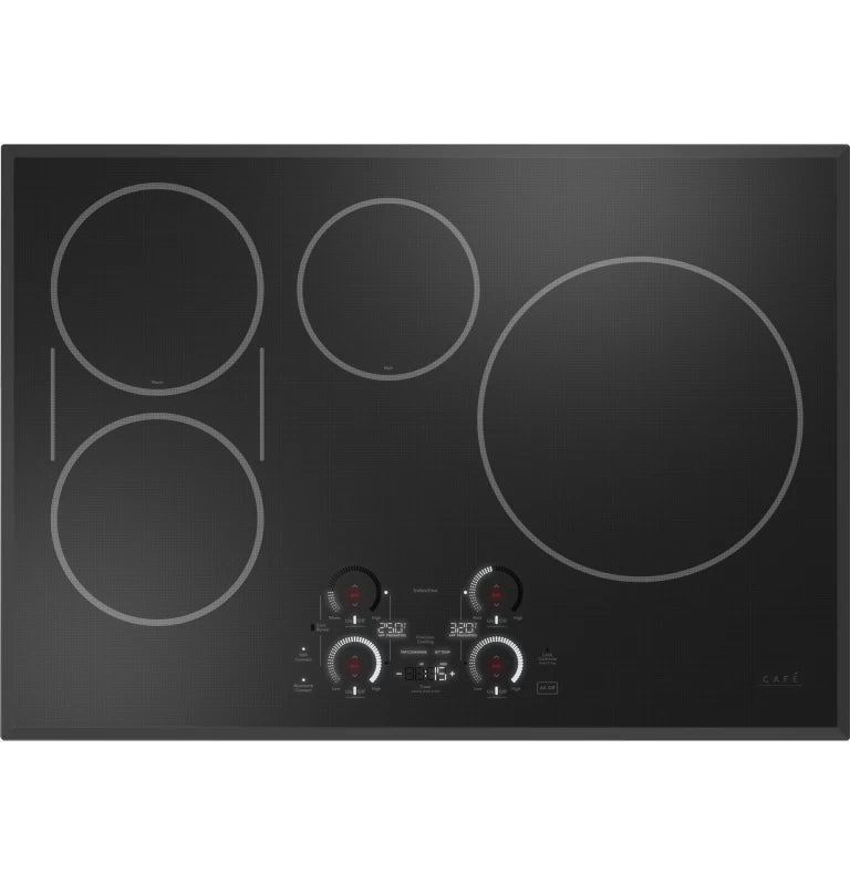 CAFE Series ENERGY STAR® 30" Built-In Touch Control Induction Cooktop - Black (CHP90301TBB)