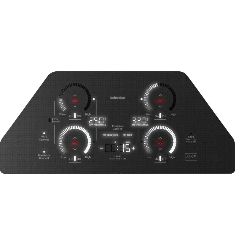 CAFE Series ENERGY STAR® 30" Built-In Touch Control Induction Cooktop - Black (CHP90301TBB)