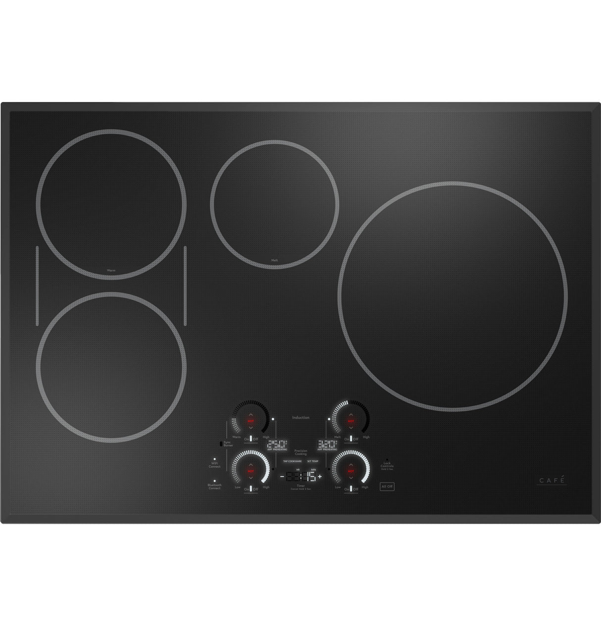 CAFE CAF?™ Series ENERGY STAR® 30" Built-In Touch Control Induction Cooktop - Black (CHP90301TBB)