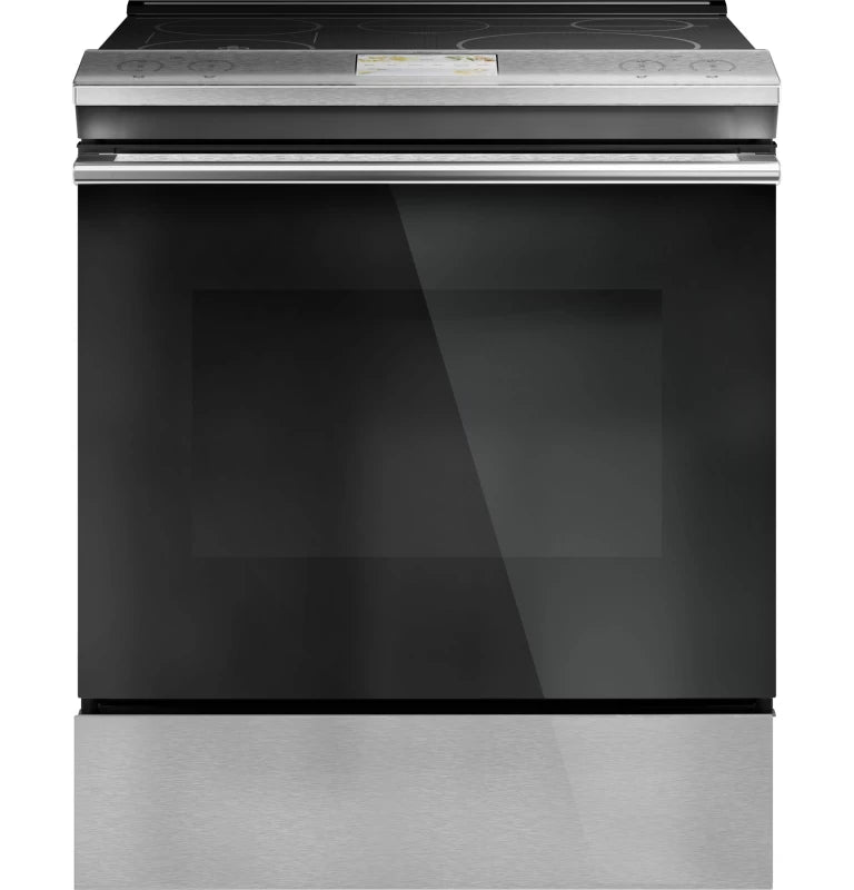 CAFE 30" Smart Slide-In, Front-Control, Induction and Convection Range with In-Oven Camera in Platinum Glass - Platinum Glass (CHS90XM2NS5)