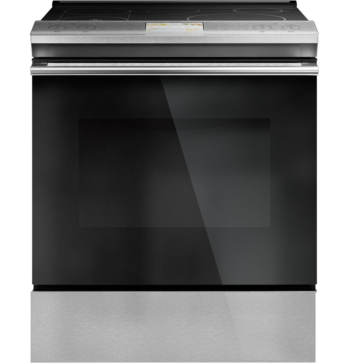 Cafe CAF?™ 30" Smart Slide-In, Front-Control, Induction and Convection Range with In-Oven Camera in Platinum Glass - Platinum Glass (CHS90XM2NS5)