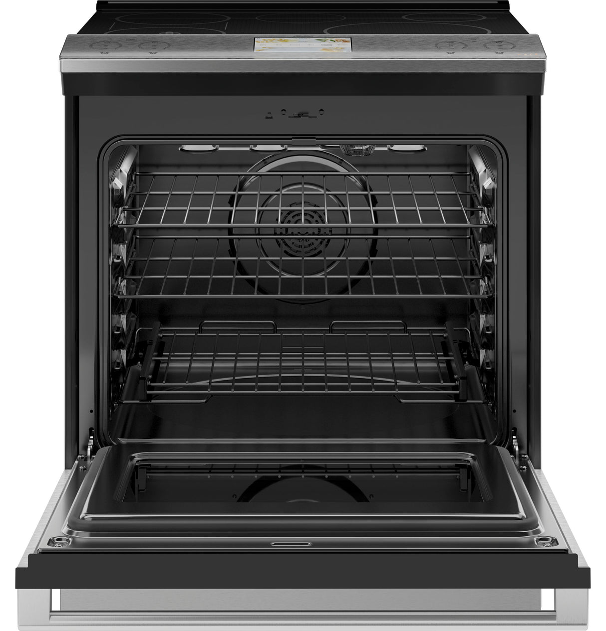 CAFE Caf? 30" Smart Slide-in, Front-control, Induction And Convection Range With In-oven Camera In Platinum Glass - Platinum Glass (CHS90XM2NS5)
