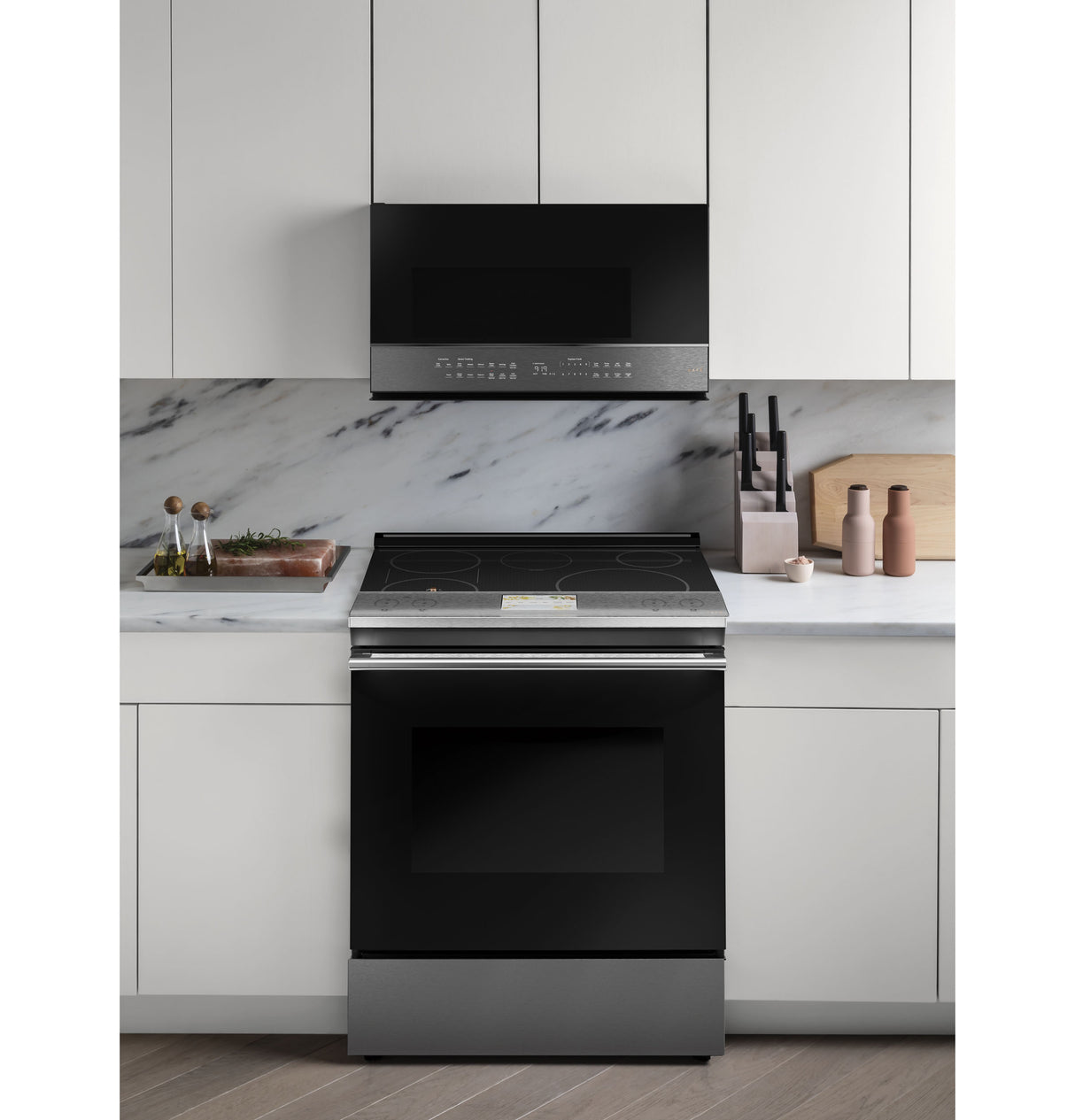 CAFE Caf? 30" Smart Slide-in, Front-control, Induction And Convection Range With In-oven Camera In Platinum Glass - Platinum Glass (CHS90XM2NS5)
