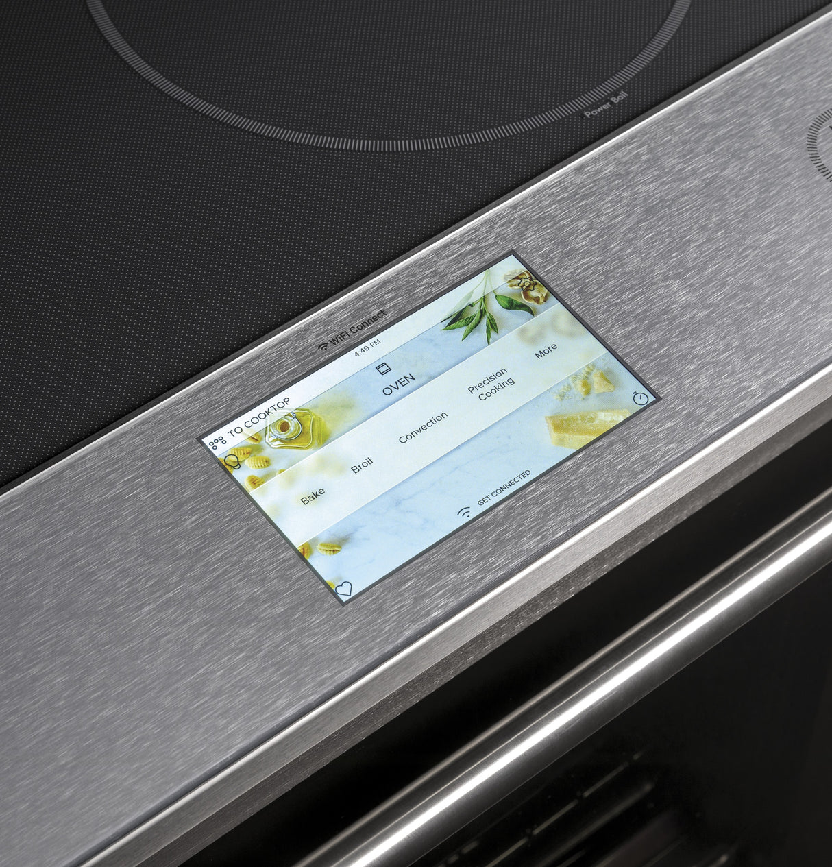 CAFE Caf? 30" Smart Slide-in, Front-control, Induction And Convection Range With In-oven Camera In Platinum Glass - Platinum Glass (CHS90XM2NS5)